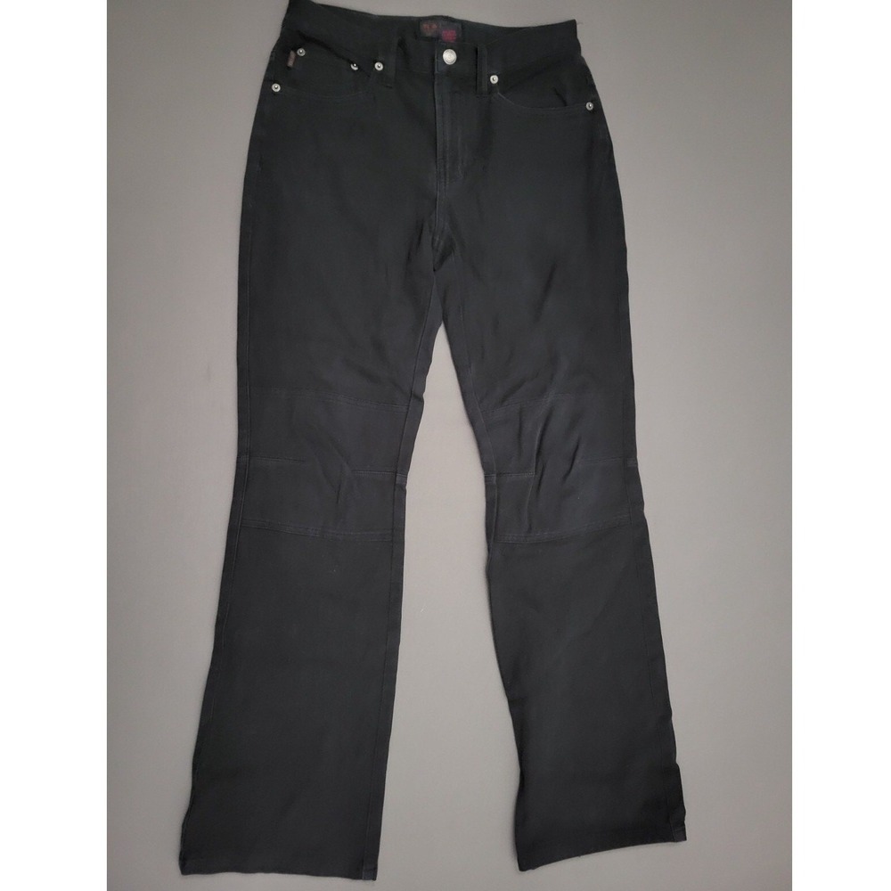 RALPH LAUREN Womens Black Bootcut Jeans Size 4 Cotton Spandex Blend Boho Western